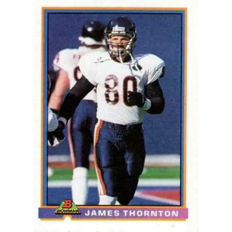 1991 Bowman #54 James Thornton NM-MT Chicago Bears Football Card - Football Card Single