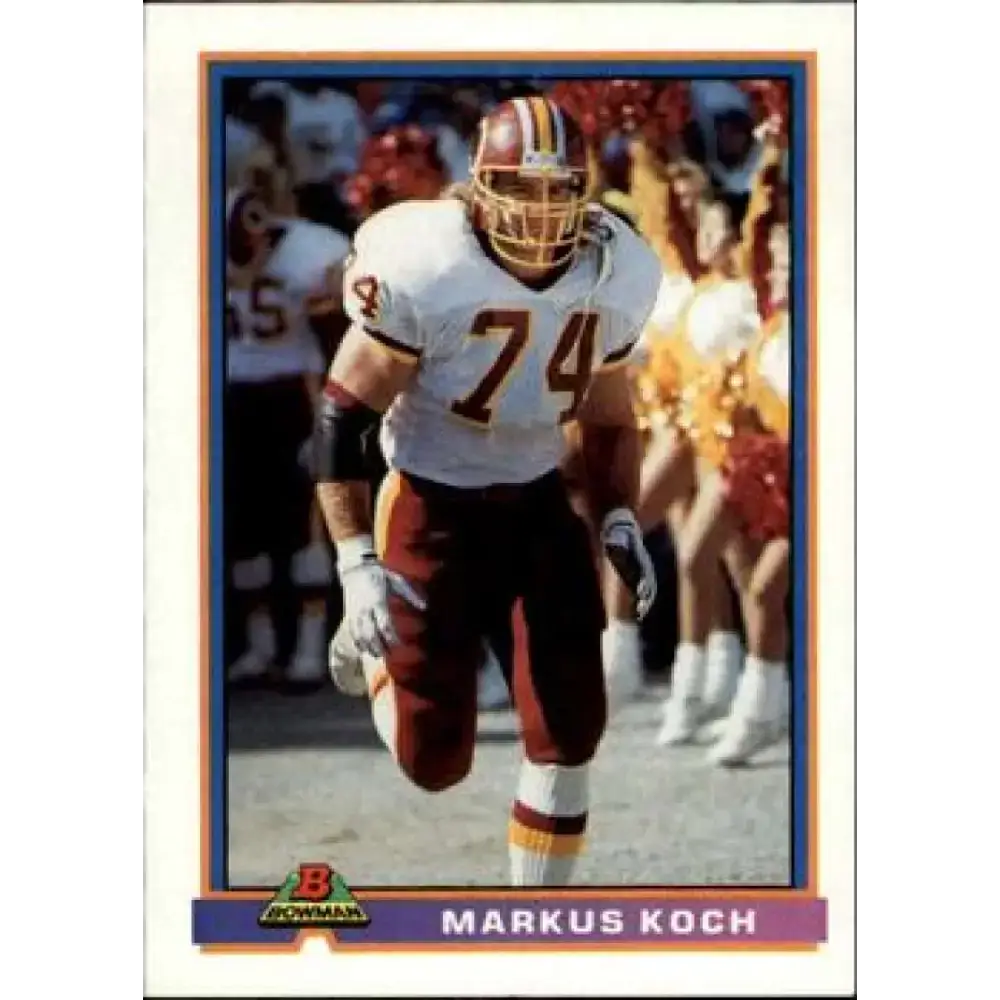 1991 Bowman #541 Markus Koch NM-MT Washington Redskins Football Card - Football Card Single
