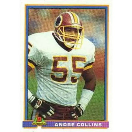 1991 Bowman #542 Andre Collins NM-MT Washington Redskins Football Card - Football Card Single