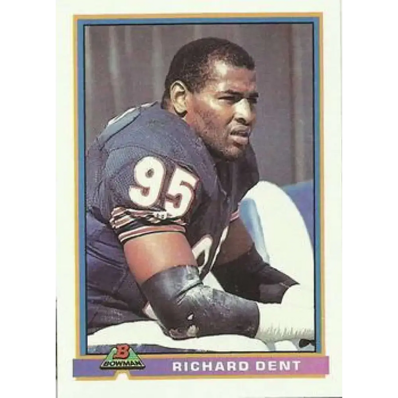 1991 Bowman #56 Richard Dent NM-MT Chicago Bears Football Card - Football Card Single