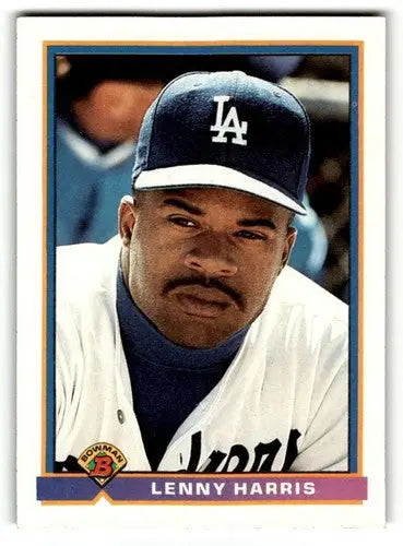 1991 Bowman #607 Lenny Harris Los Angeles Dodgers Baseball Cards EX/ ID:59474 - Baseball Card Single