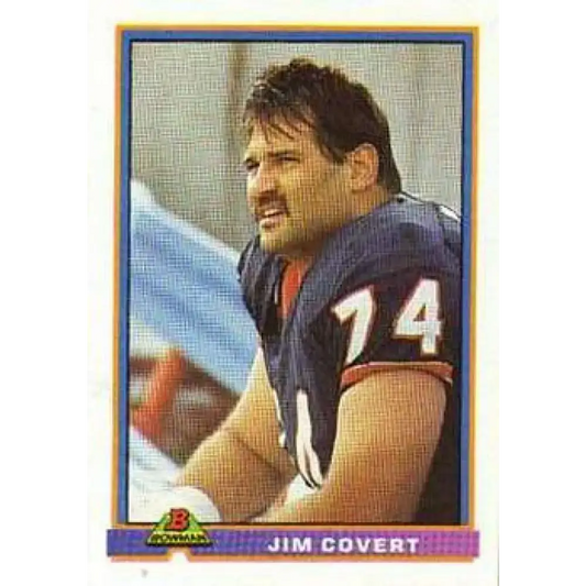 1991 Bowman #61 Jim Covert NM-MT Chicago Bears Football Card