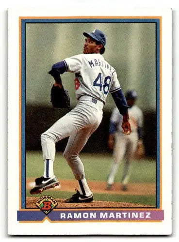 1991 Bowman #610 Ramon Martinez Los Angeles Dodgers Baseball Cards E ID:59533 - Baseball Card Single