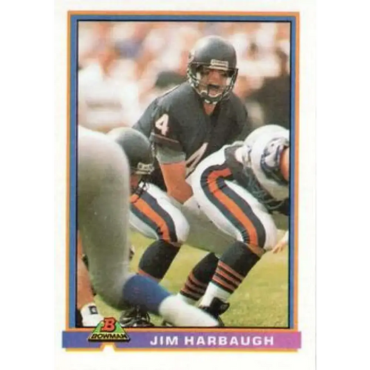 1991 Bowman #62 Jim Harbaugh NM-MT Chicago Bears Football Card