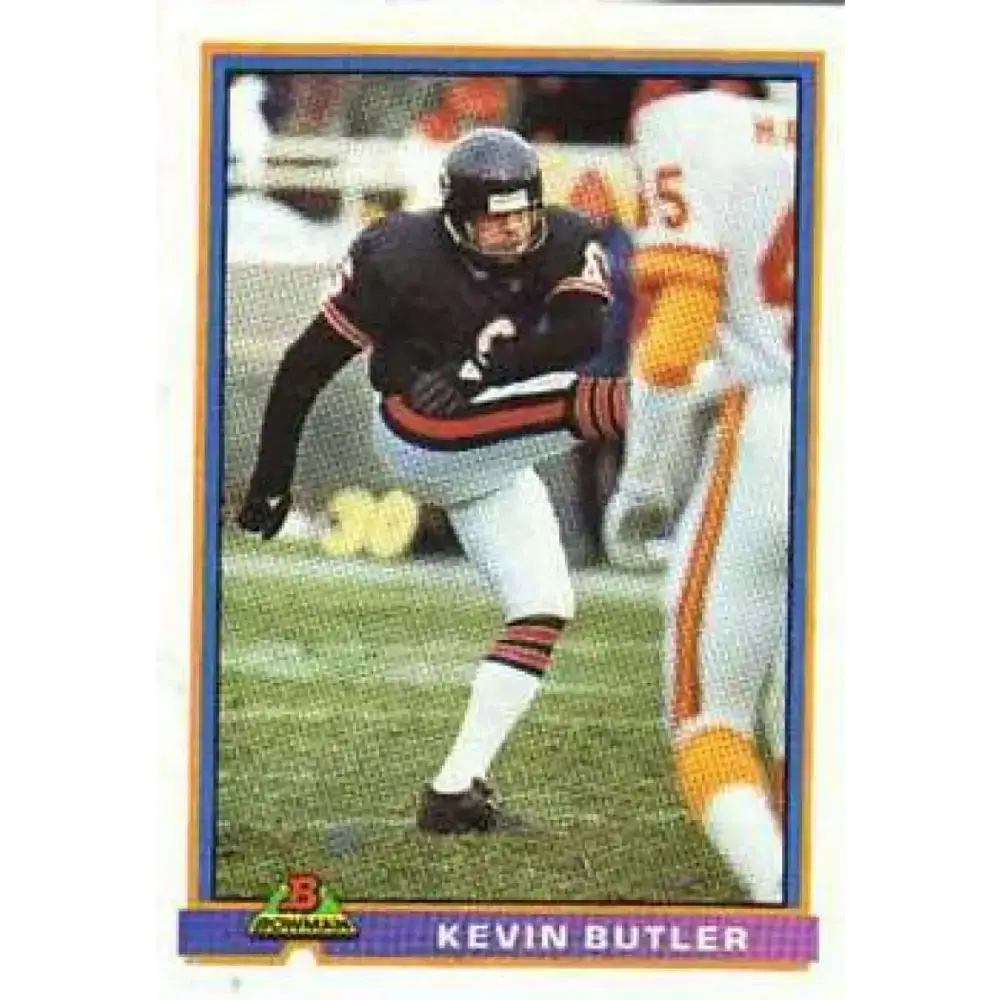 1991 Bowman #65 Kevin Butler NM-MT Chicago Bears Football Card - Football Card Single