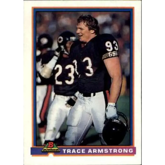 1991 Bowman #66 Trace Armstrong NM-MT Chicago Bears Football Card