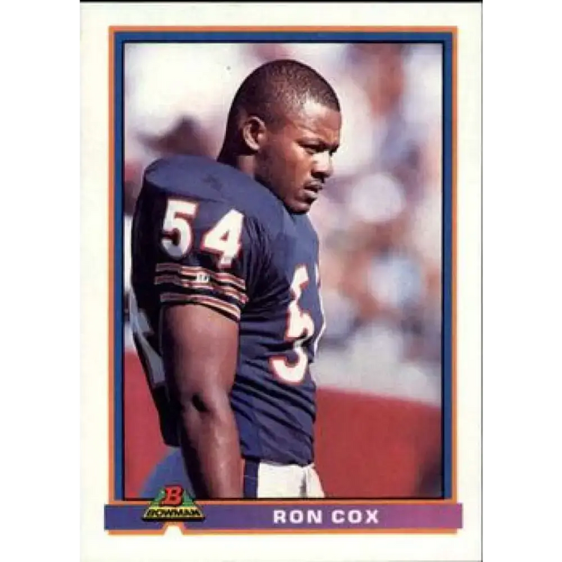 1991 Bowman #67 Ron Cox NM-MT Chicago Bears Football Card