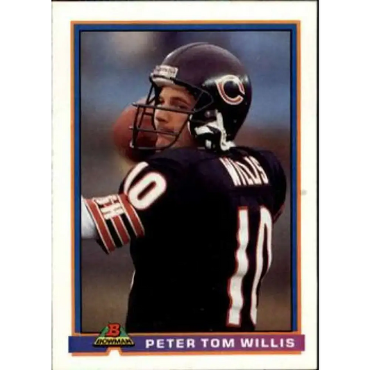 1991 Bowman #68 Peter Tom Willis NM-MT Chicago Bears Football Card