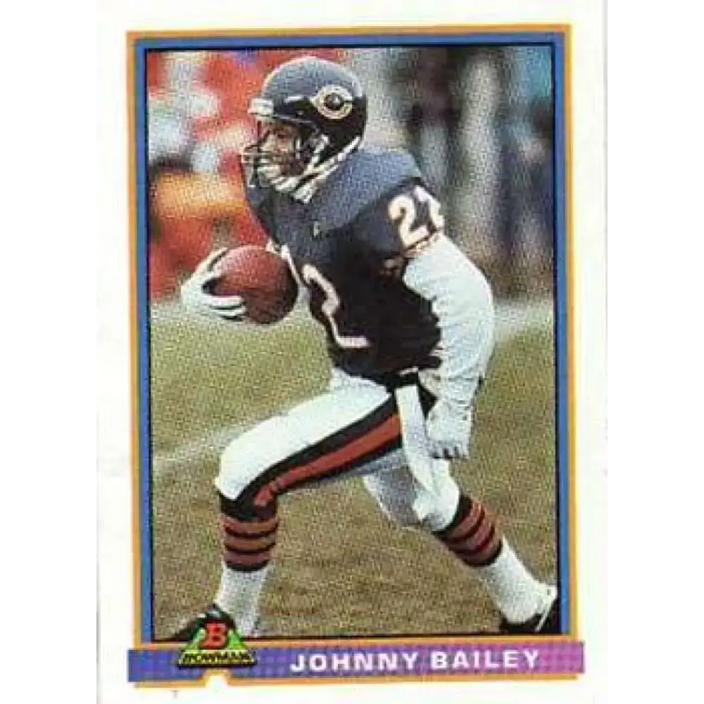 1991 Bowman #69 Johnny Bailey NM-MT Chicago Bears Football Card - Football Card Single