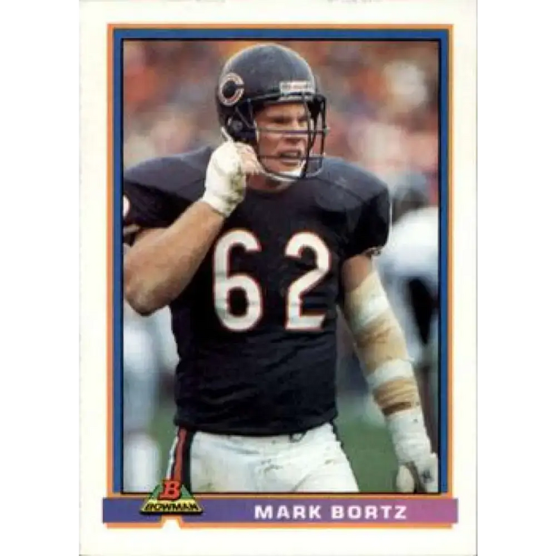 1991 Bowman #70 Mark Bortz NM-MT Chicago Bears Football Card - Football Card Single