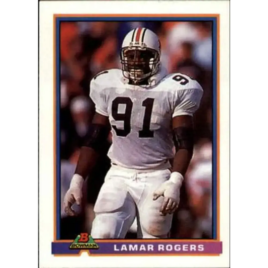 1991 Bowman #72 Lamar Rogers NM-MT RC Rookie Cincinnati Bengals Football Card