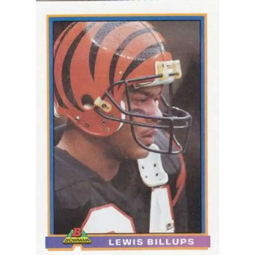 1991 Bowman #74 Lewis Billups NM-MT Cincinnati Bengals Football Card - Football Card Single