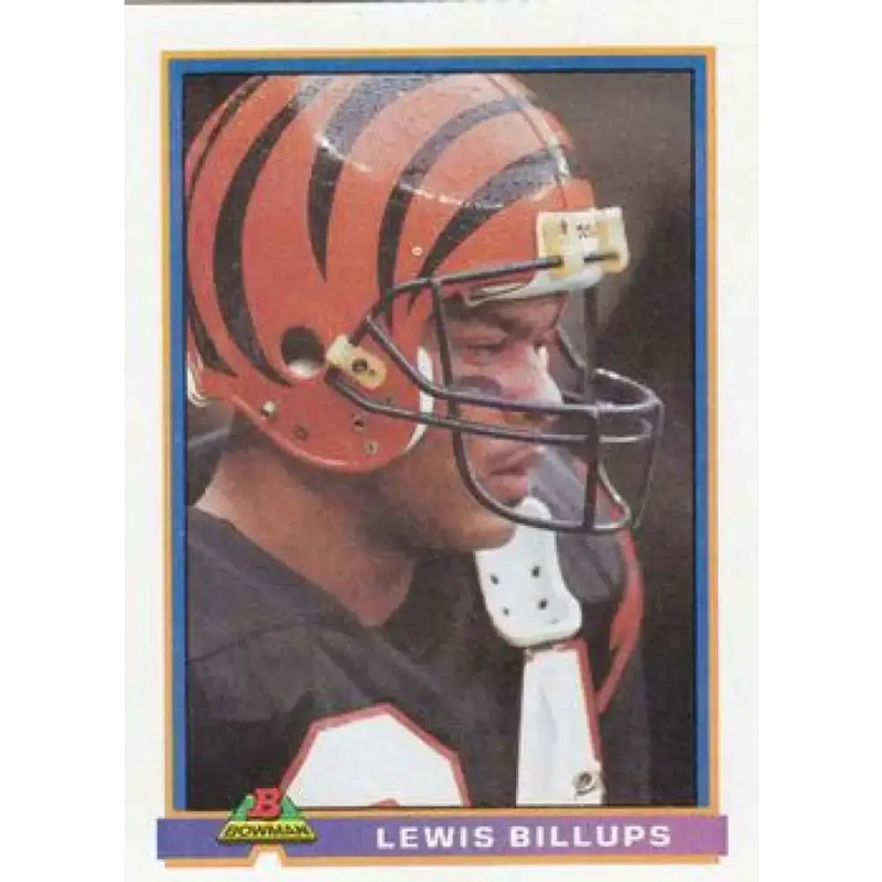1991 Bowman #74 Lewis Billups NM-MT Cincinnati Bengals Football Card - Football Card Single