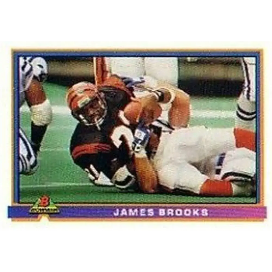 1991 Bowman #82 James Brooks NM-MT Cincinnati Bengals Football Card