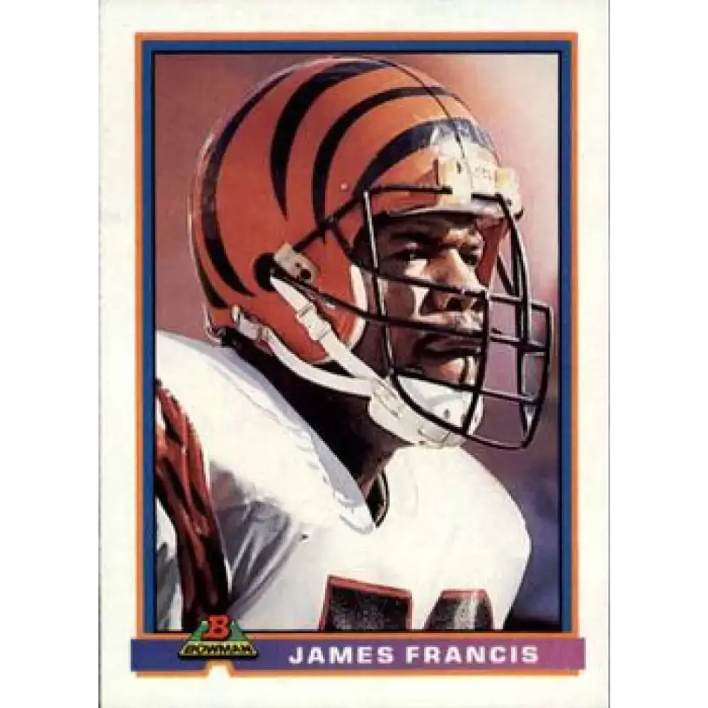 1991 Bowman #86 James Francis NM-MT Cincinnati Bengals Football Card