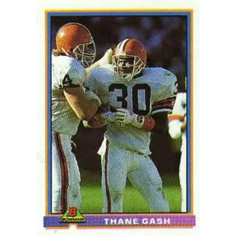 1991 Bowman #93 Thane Gash NM-MT Cleveland Browns Football Card