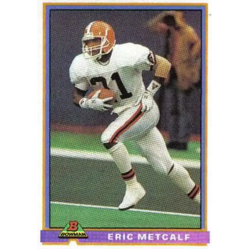 1991 Bowman #96 Eric Metcalf NM-MT Cleveland Browns Football Card - Football Card Single