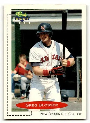 1991 Classic Best #226 Greg Blosser New Britain Red Sox Baseball Car ID:64356 - Baseball Card Single