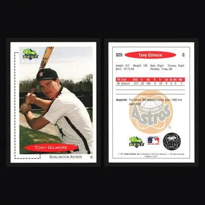 1991 Classic Best #325 Tony Gilmore Burlington Astros - Baseball Card Single