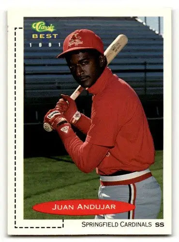 1991 Classic Best #80 Juan Andujar Springfield Cardinals Baseball Ca ID:64358 - Baseball Card Single
