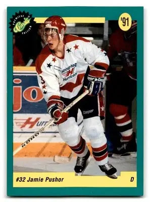 1991 Classic Draft Picks #28 Jamie Pushor - Hockey Card Single