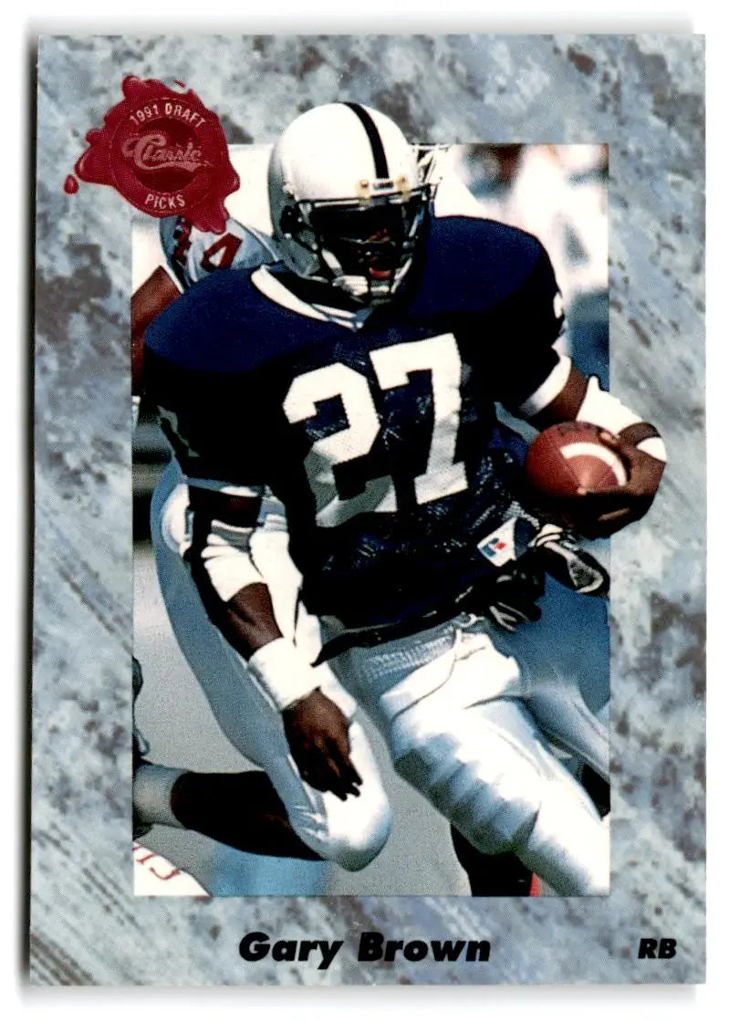 1991 Classic Four Sport #203 Gary Brown - Football Card Single