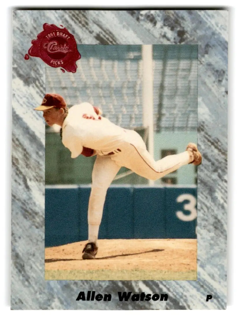 1991 Classic Four Sport #67 Allen Watson - Baseball Card Single