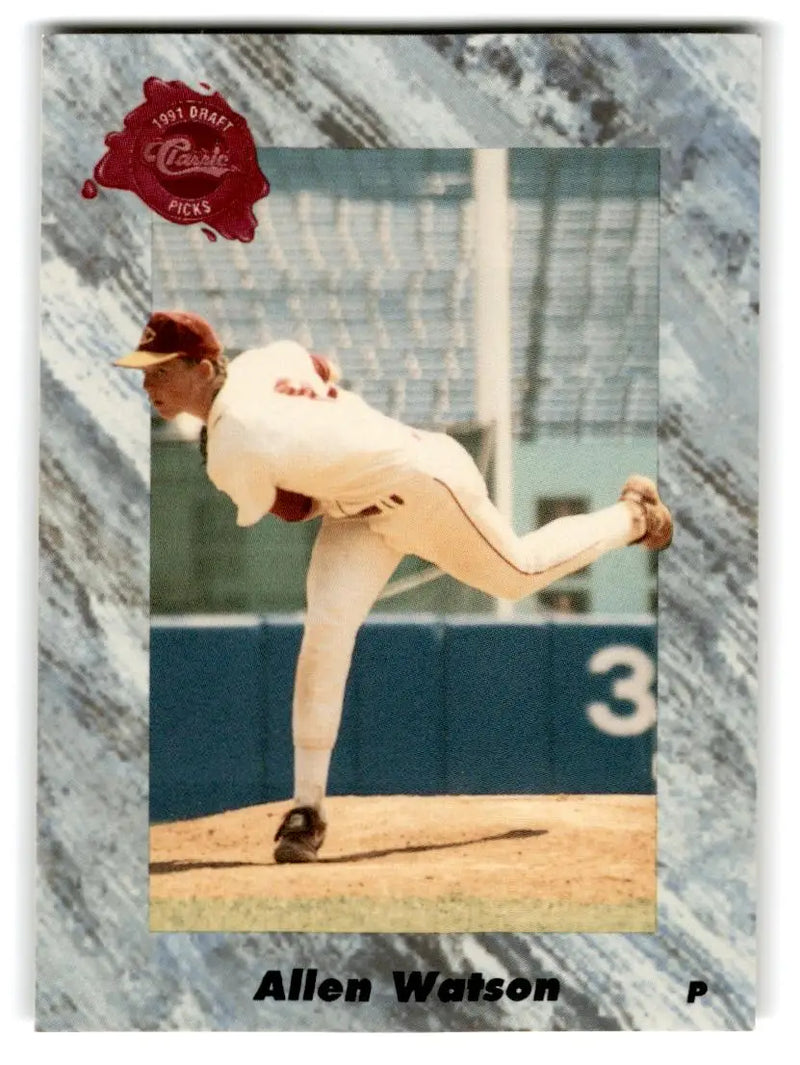 1991 Classic Four Sport #67 Allen Watson - Baseball Card Single