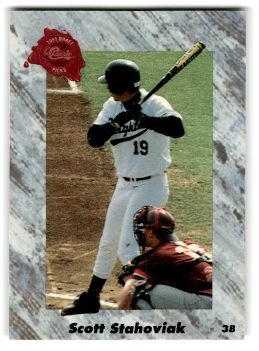 1991 Classic Four Sport #73 Scott Stahoviak - Baseball Card Single