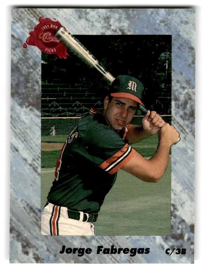 1991 Classic Four Sport #80 Jorge Fabregas - Baseball Card Single