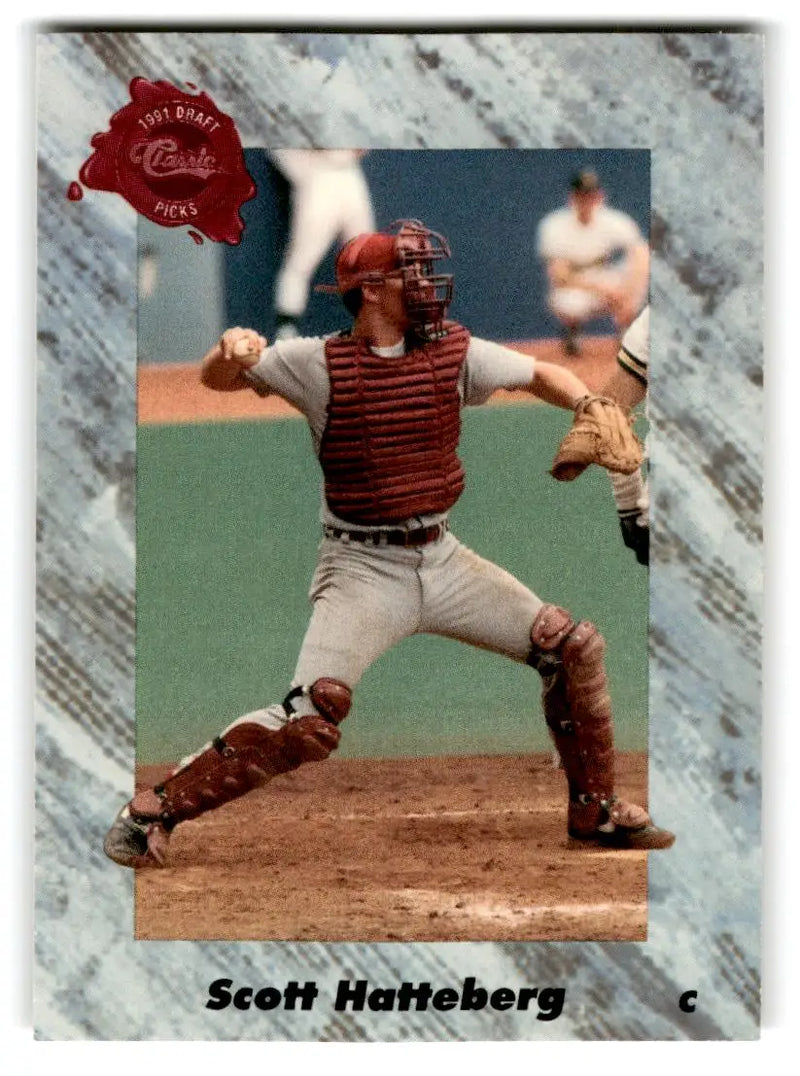 1991 Classic Four Sport #88 Scott Hatteberg - Baseball Card Single