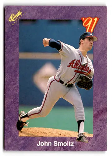 1991 Classic Game #180 John Smoltz EX/NM Braves ID:49053 - Baseball Card Single