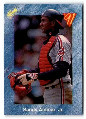 Original gloss T39 Sandy Alomar baseball card from 1991 Classic I T39 Sandy Jr
