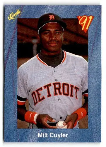 T42 Milt Cuyler baseball card from 1991 Classic I #T42 Milt Cuyler NrMt-Mt