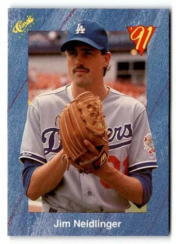 1991 Classic I T53 Jim Neidlinger baseball card in Near Mint to Mint condition