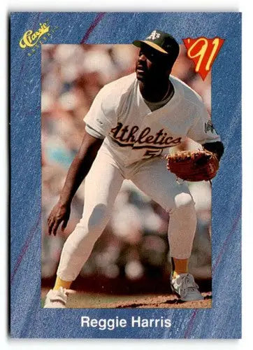 Original gloss T71 Reggie Harris baseball card from 1991 Classic I series