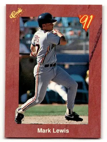 1991 Classic II #T11 Mark Lewis Cleveland Indians Baseball Cards ID:52724 - Baseball Card Single