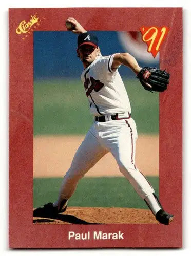 1991 Classic II #T52 Paul Marak Atlanta Braves Baseball Cards ID:52758 - Baseball Card Single