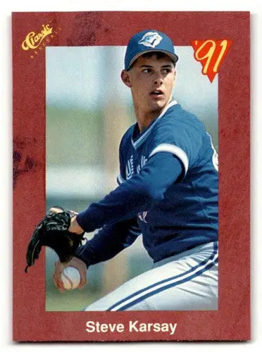 1991 Classic II #T60 Steve Karsay Toronto Blue Jays Baseball Cards ID:52751 - Baseball Card Single