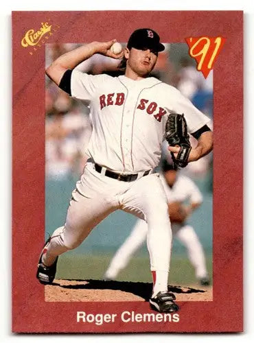 1991 Classic II #T65 Roger Clemens Boston Red Sox Baseball Cards ID:52711 - Baseball Card Single
