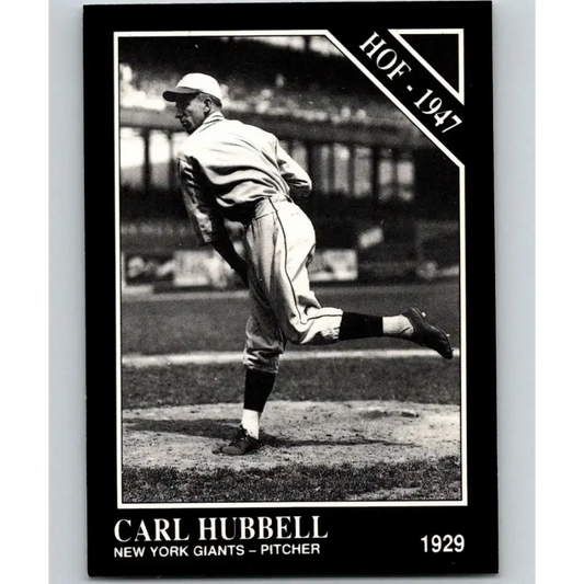 1991 Conlon Collection #10 Carl Hubbell EX Excellent New York Giants Baseball Card - Baseball Card Single