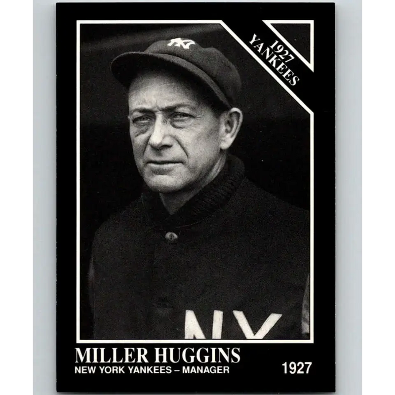 1991 Conlon Collection #101 Miller Huggins EX Excellent New York Yankees Baseball Card - Baseball Card Single