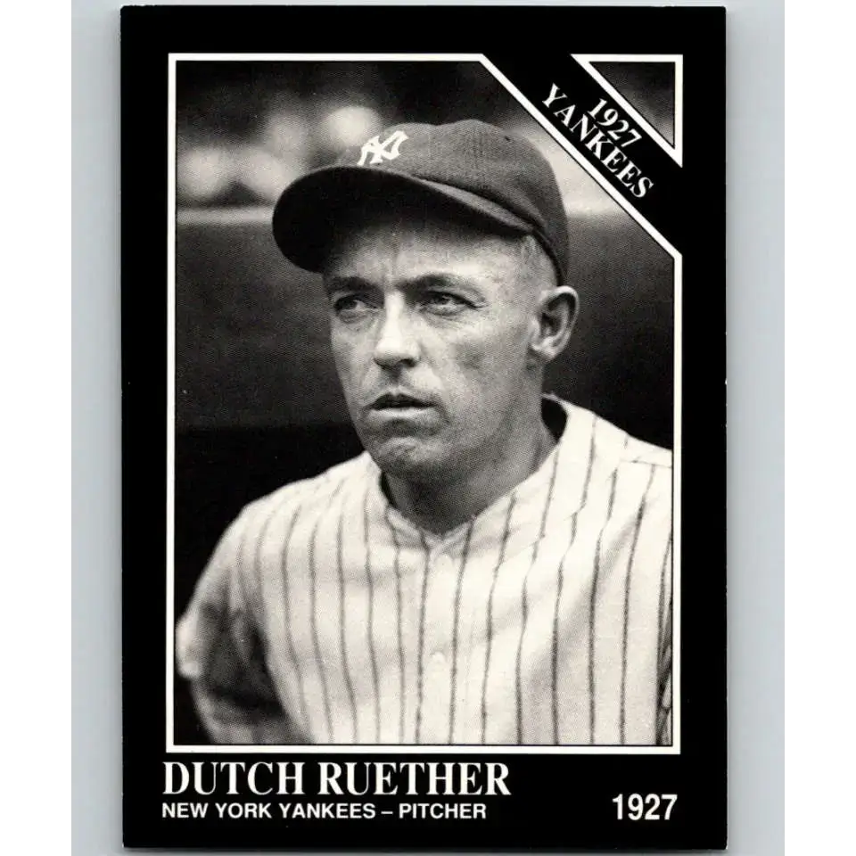 1991 Conlon Collection #104 Dutch Ruether EX Excellent New York Yankees Baseball Card - Baseball Card Single