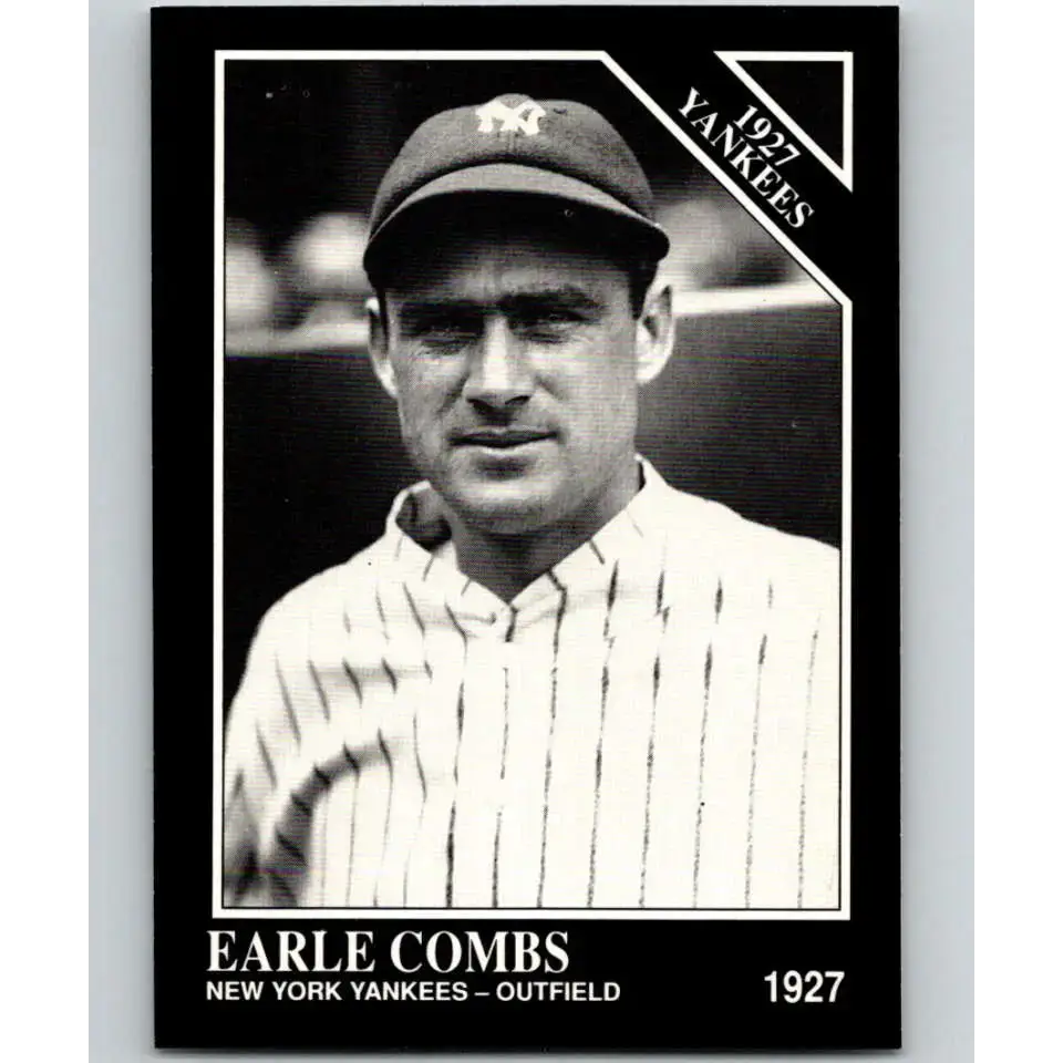 1991 Conlon Collection #105 Earle Combs EX Excellent New York Yankees Baseball Card - Baseball Card Single