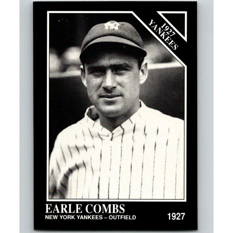1991 Conlon Collection #105 Earle Combs EX Excellent New York Yankees Baseball Card - Baseball Card Single
