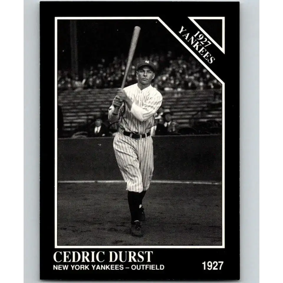 1991 Conlon Collection #108 Cedric Durst EX Excellent New York Yankees Baseball Card - Baseball Card Single