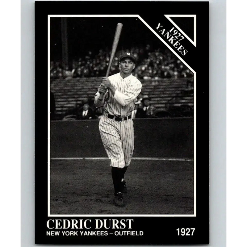 1991 Conlon Collection #108 Cedric Durst EX Excellent New York Yankees Baseball Card - Baseball Card Single