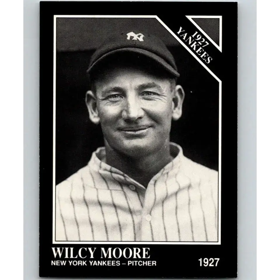1991 Conlon Collection #109 Wilcy Moore EX Excellent New York Yankees Baseball Card - Baseball Card Single