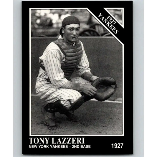 1991 Conlon Collection #113 Tony Lazzeri EX Excellent New York Yankees Baseball Card - Baseball Card Single