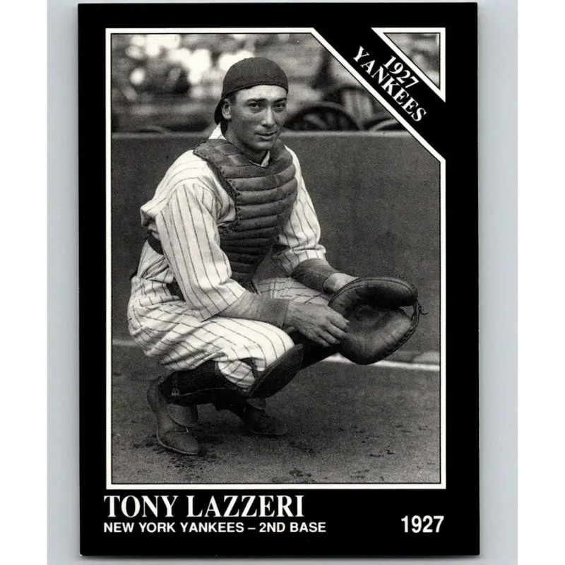 1991 Conlon Collection #113 Tony Lazzeri EX Excellent New York Yankees Baseball Card - Baseball Card Single